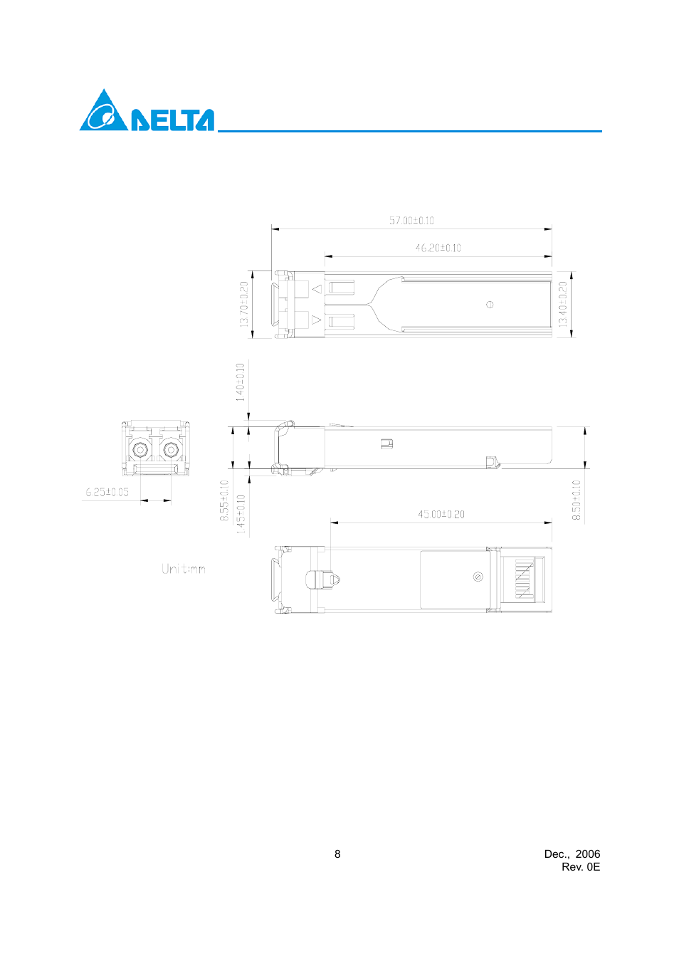 Delta Electronics Sonet STM-16 User Manual | Page 8 / 14