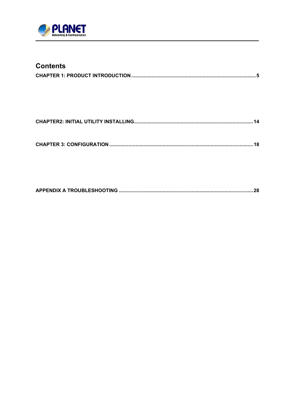 PLANET PL-751 User Manual | Page 4 / 28