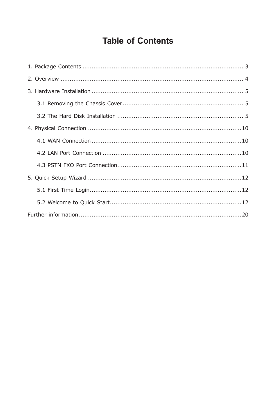PLANET UMG-1000 User Manual | Page 2 / 20