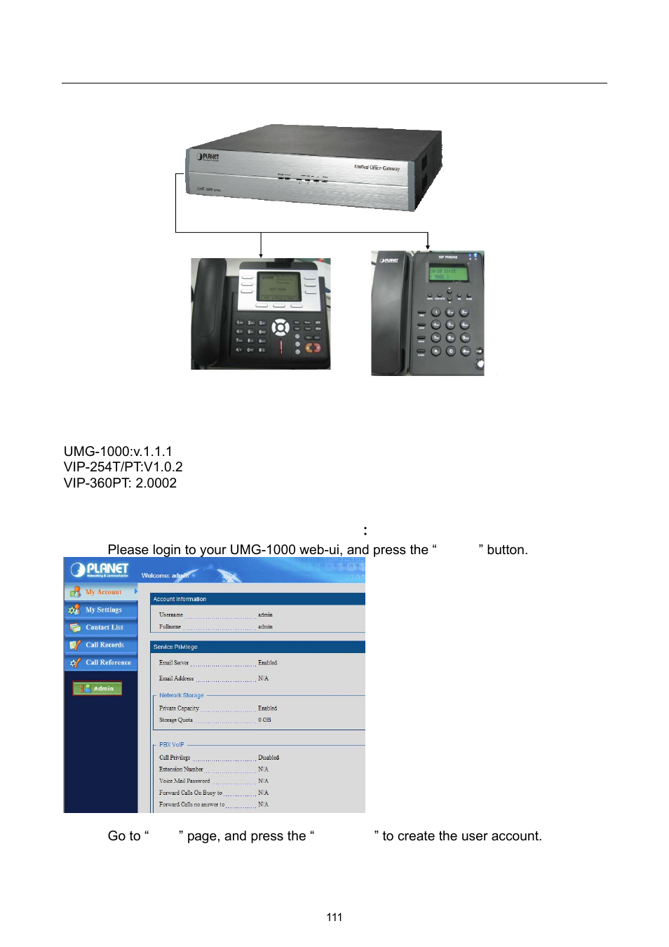 PLANET UMG-1000 User Manual | Page 111 / 131