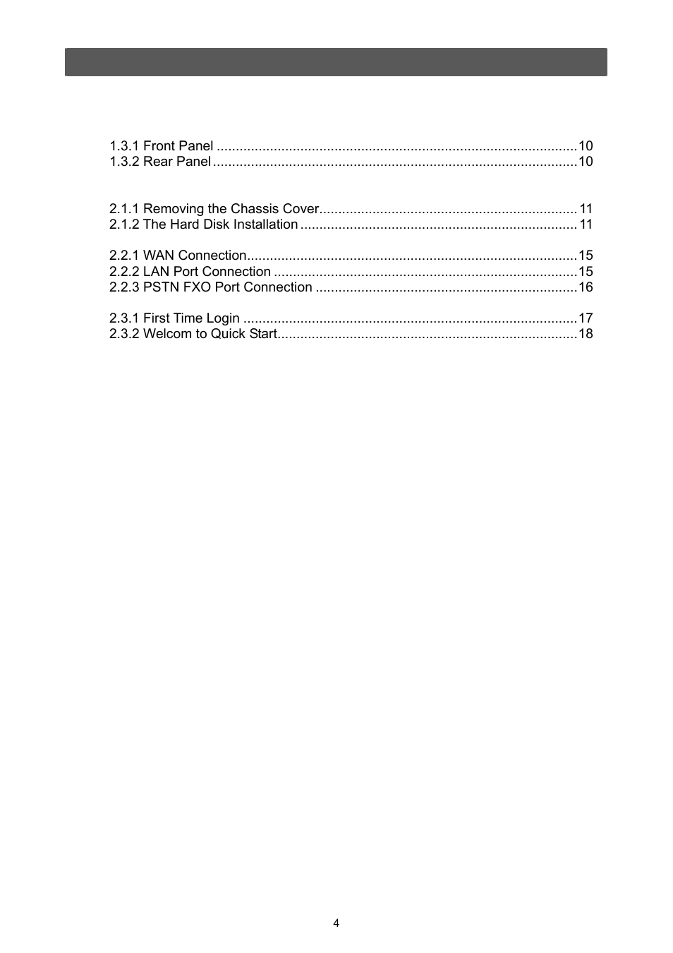 PLANET UMG-1000 User Manual | Page 4 / 131