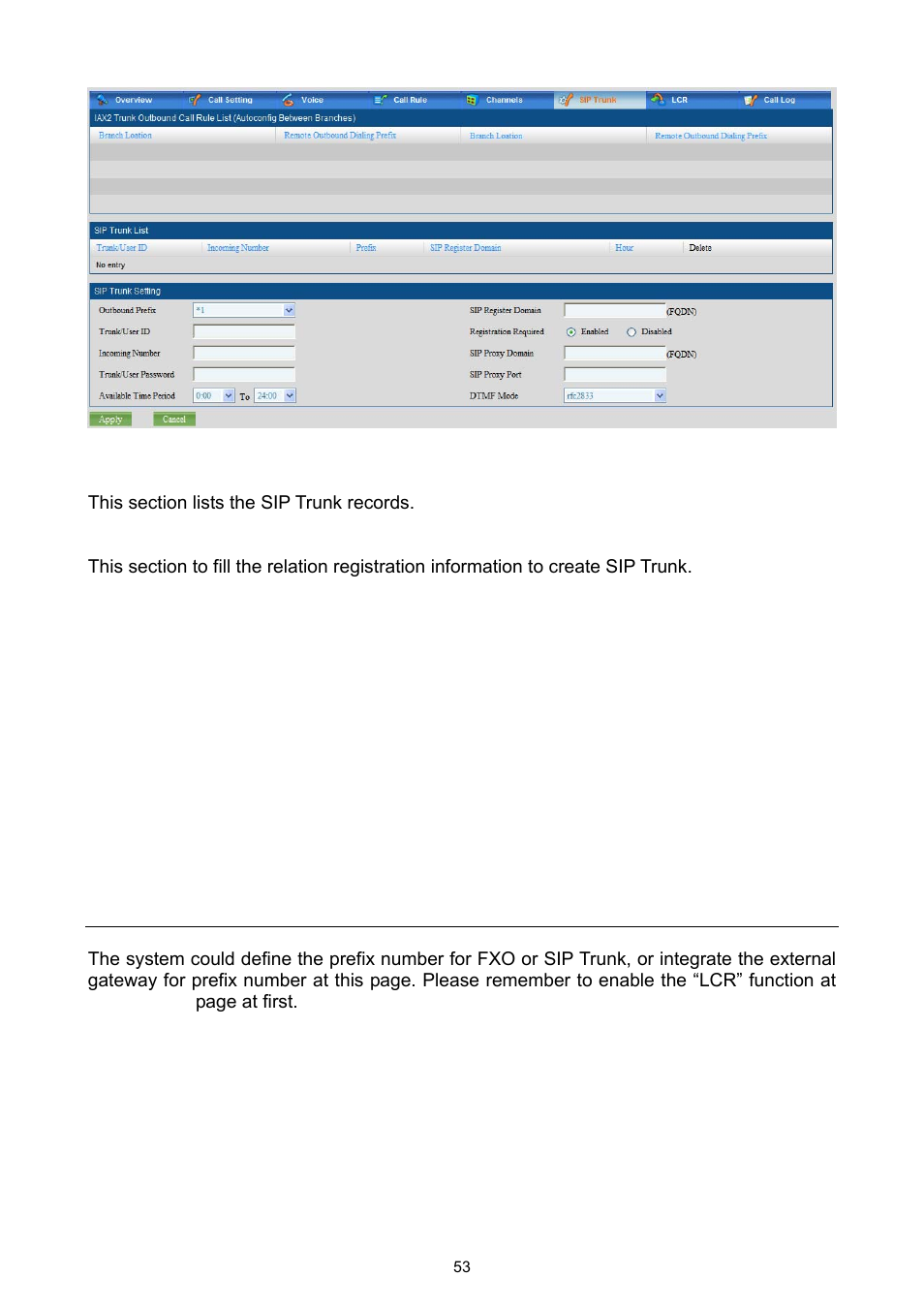 7 ip pbx call reference | PLANET UMG-1000 User Manual | Page 53 / 131