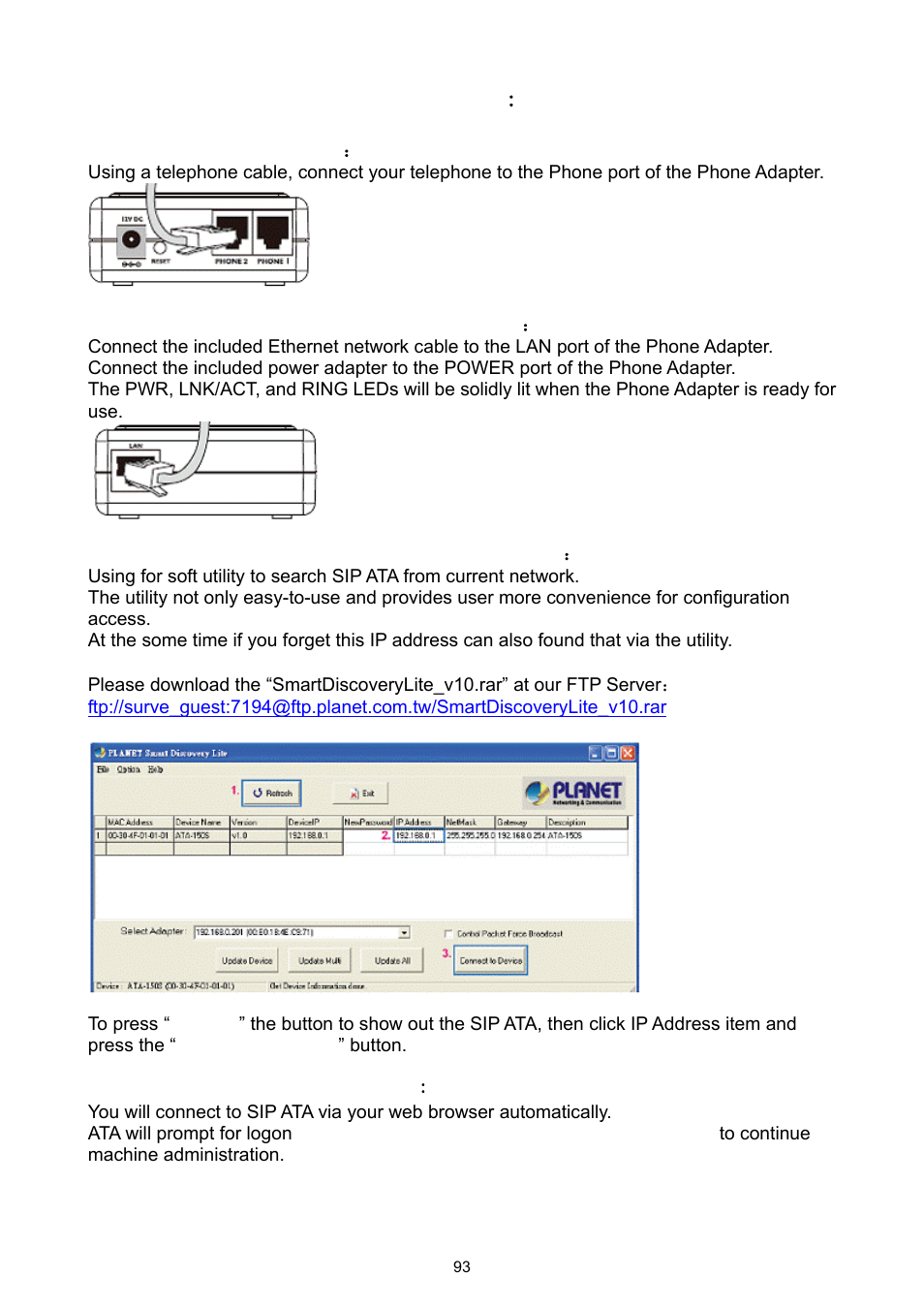 PLANET UMG-1000 User Manual | Page 93 / 131