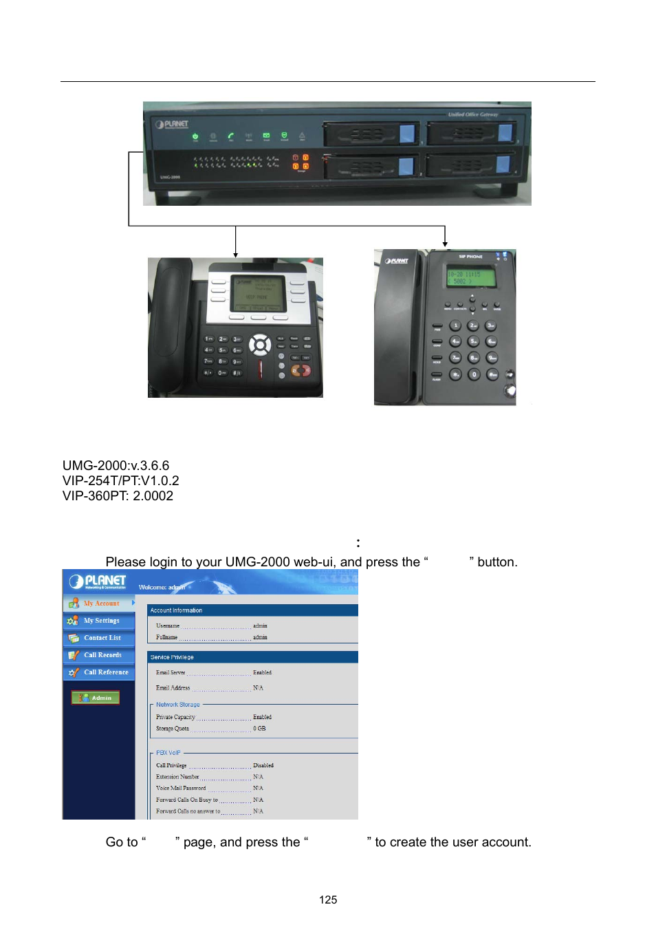 PLANET UMG-2000 User Manual | Page 125 / 145