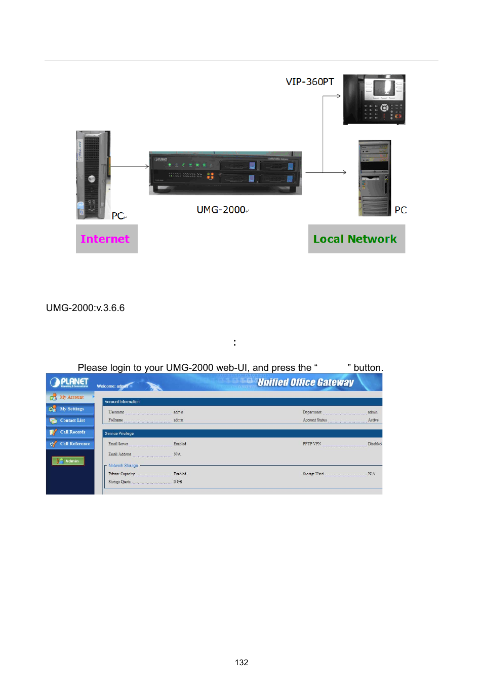 PLANET UMG-2000 User Manual | Page 132 / 145