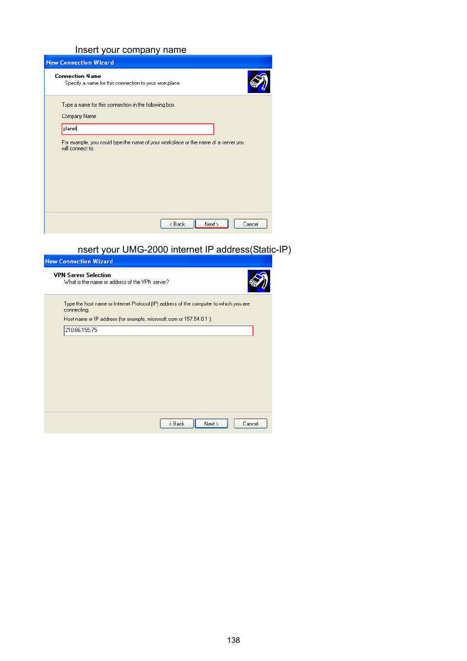 PLANET UMG-2000 User Manual | Page 138 / 145