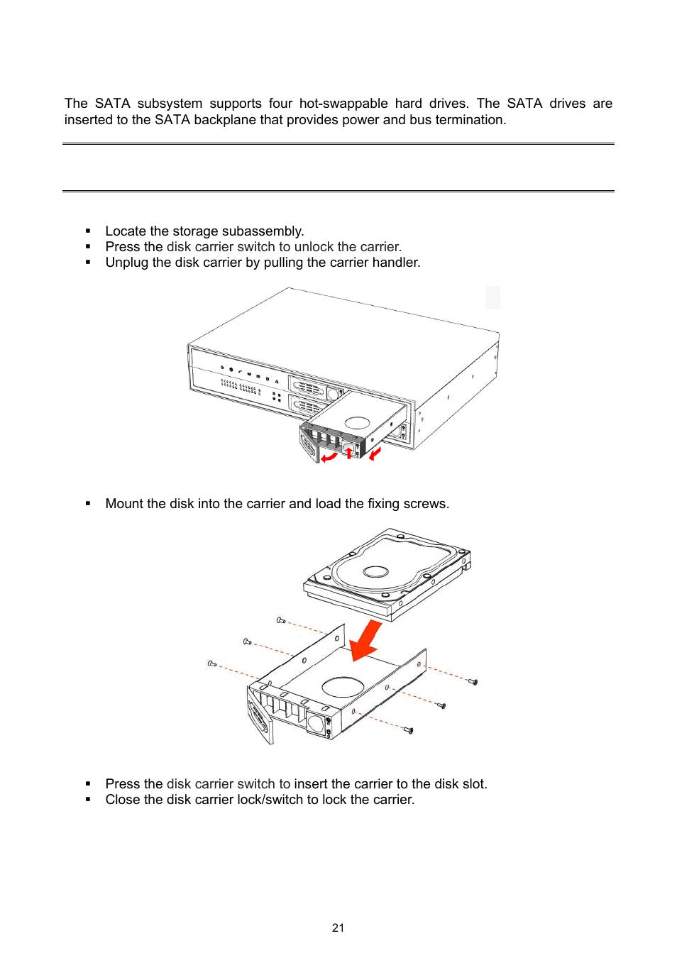 8 the hard disk installation | PLANET UMG-2000 User Manual | Page 21 / 145