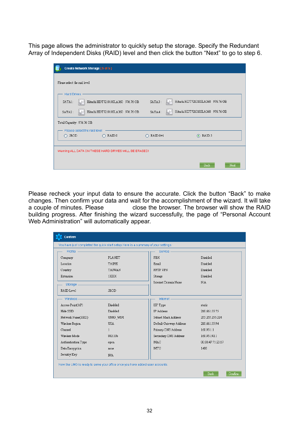 PLANET UMG-2000 User Manual | Page 32 / 145