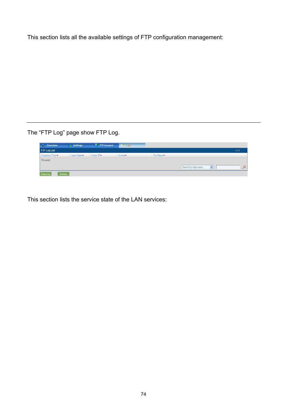 4 ftp log | PLANET UMG-2000 User Manual | Page 74 / 145