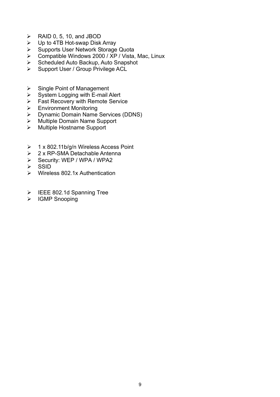 PLANET UMG-2000 User Manual | Page 9 / 145