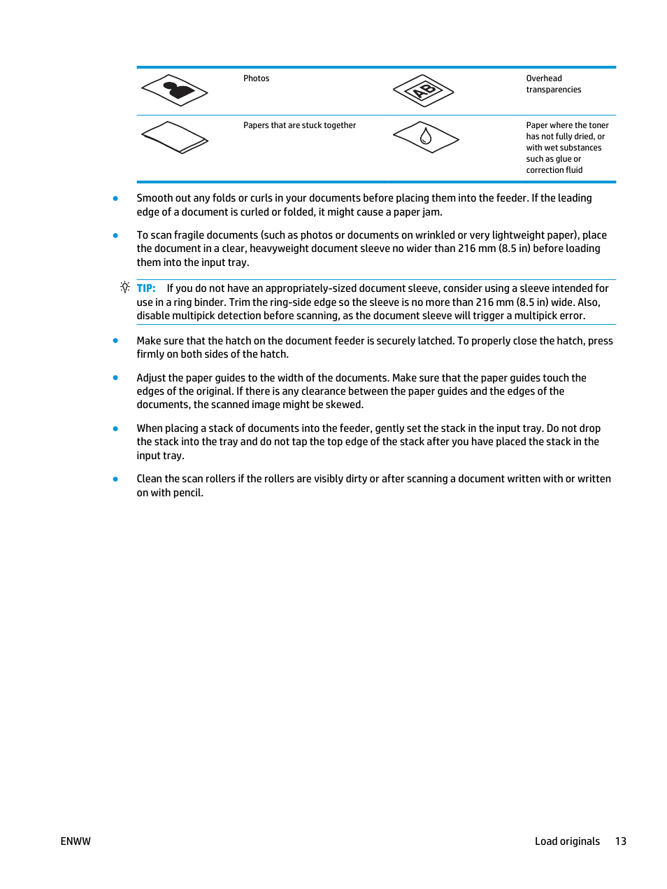 HP ScanJet Enterprise Flow 5000 s4 User Manual | Page 21 / 72