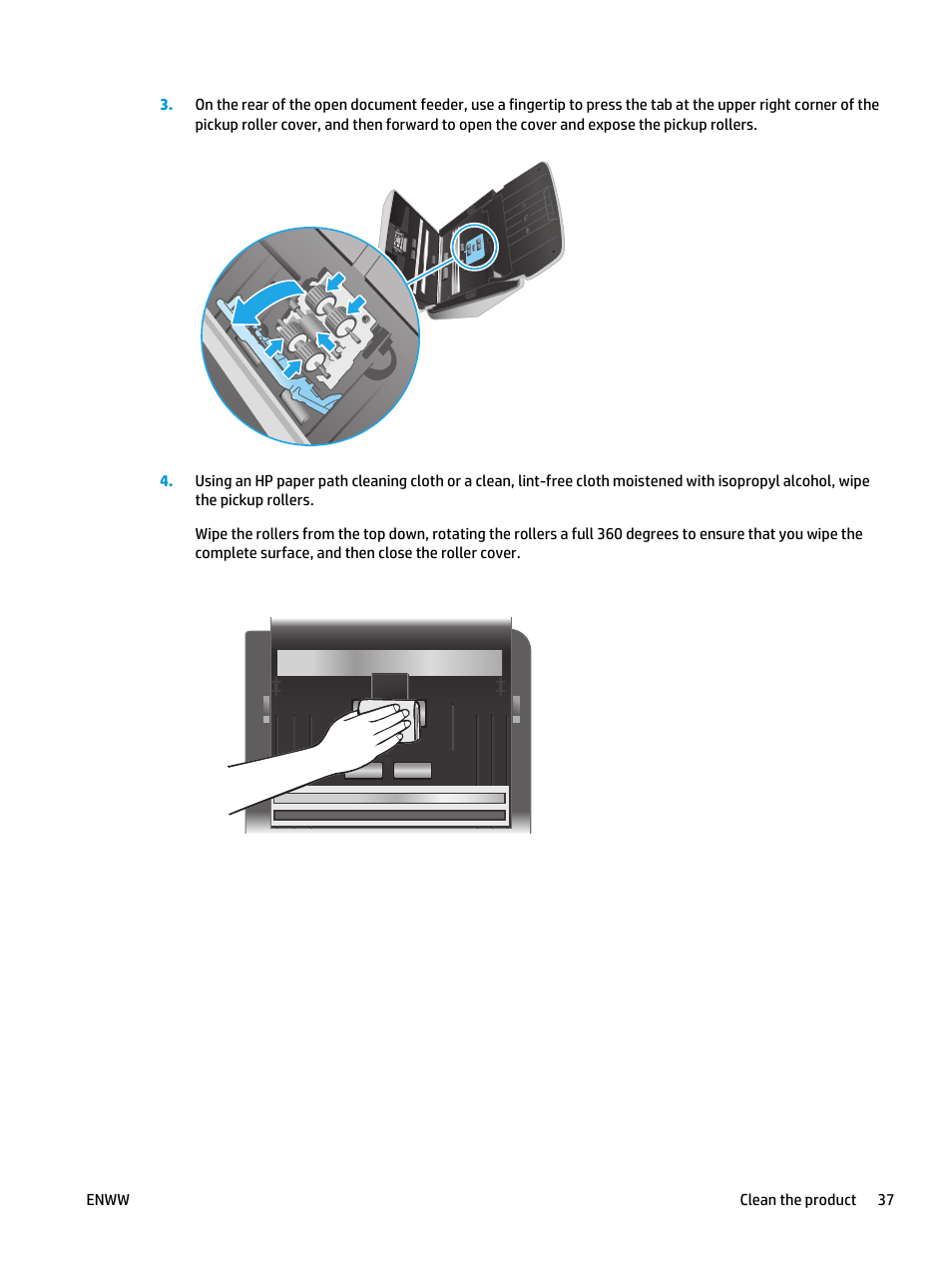HP ScanJet Enterprise Flow 5000 s4 User Manual | Page 45 / 72