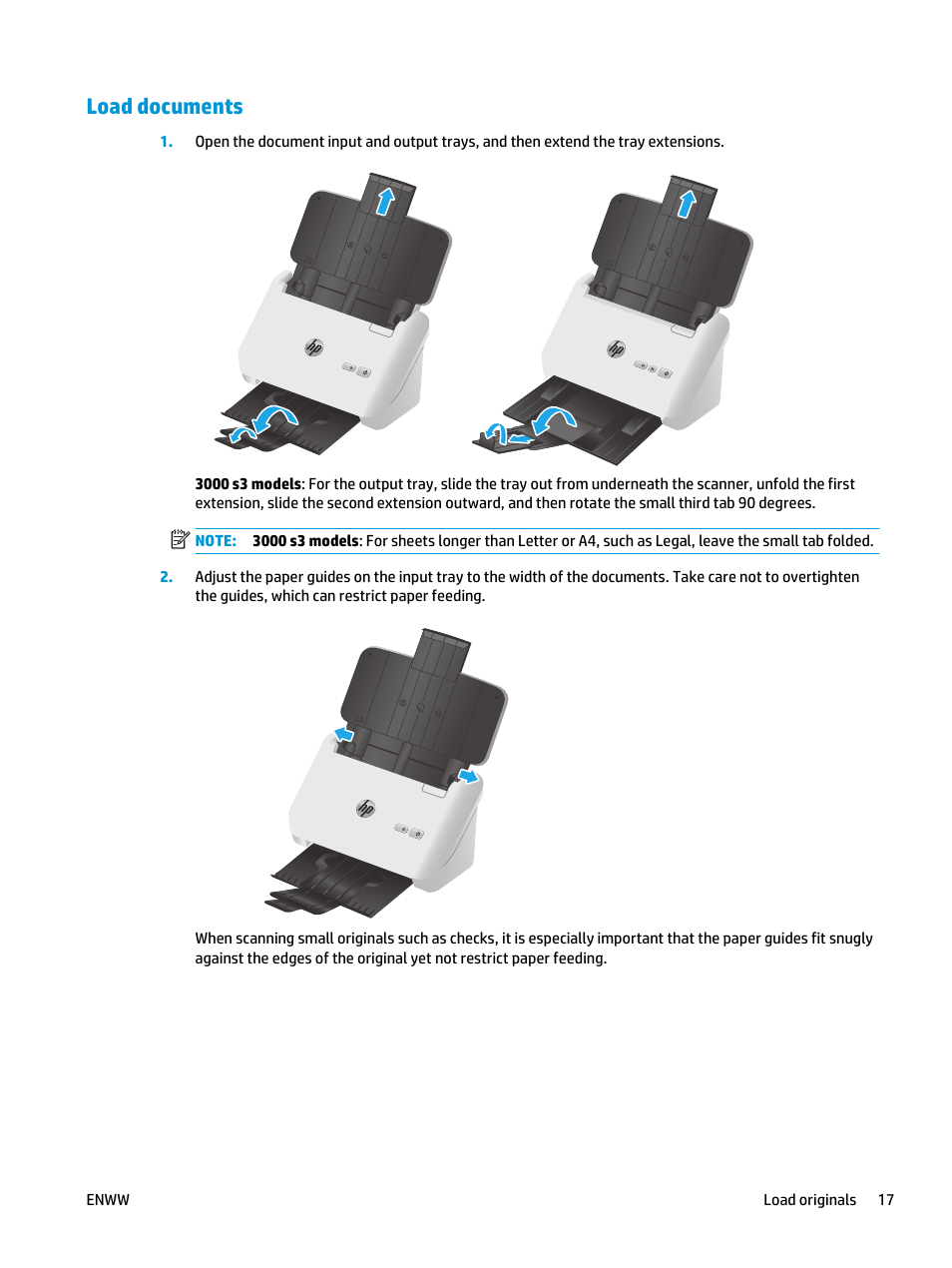 Load documents | HP ScanJet Pro 2000 s1 User Manual | Page 25 / 70