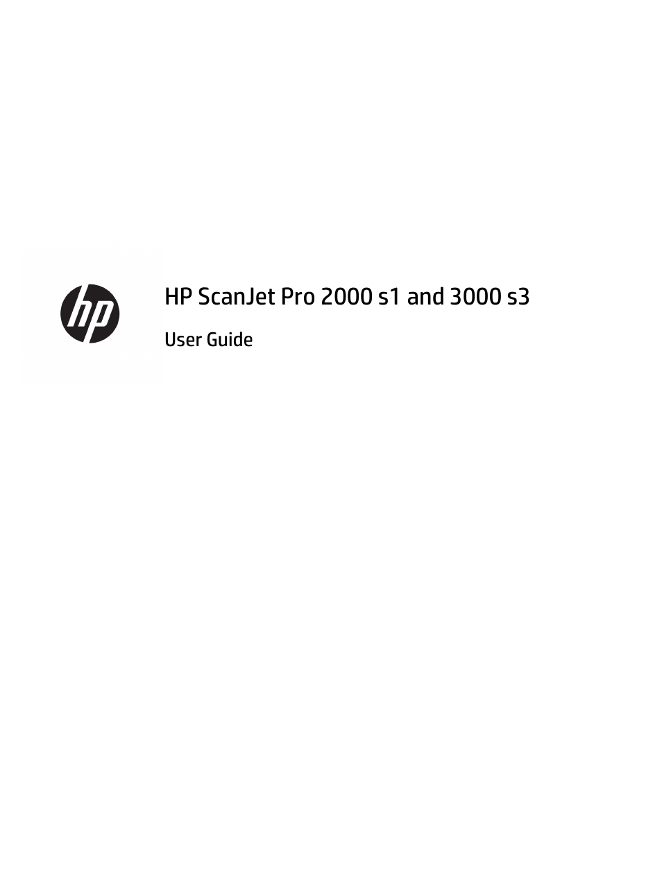 HP ScanJet Pro 2000 s1 User Manual | Page 3 / 70