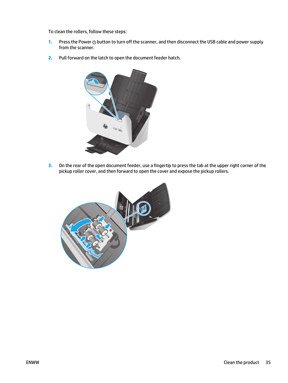 HP ScanJet Pro 2000 s1 User Manual | Page 43 / 70