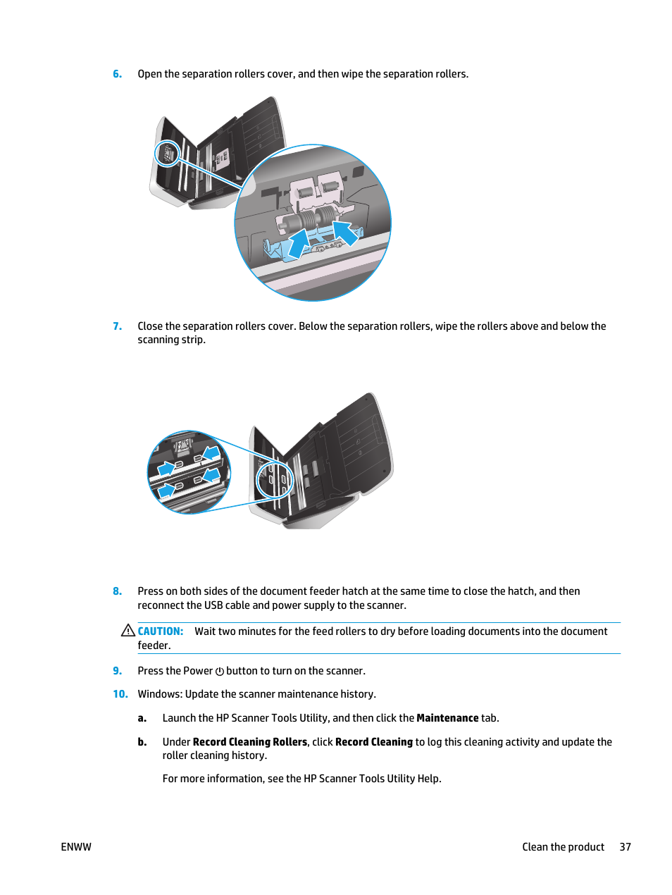 HP ScanJet Pro 2000 s1 User Manual | Page 45 / 70