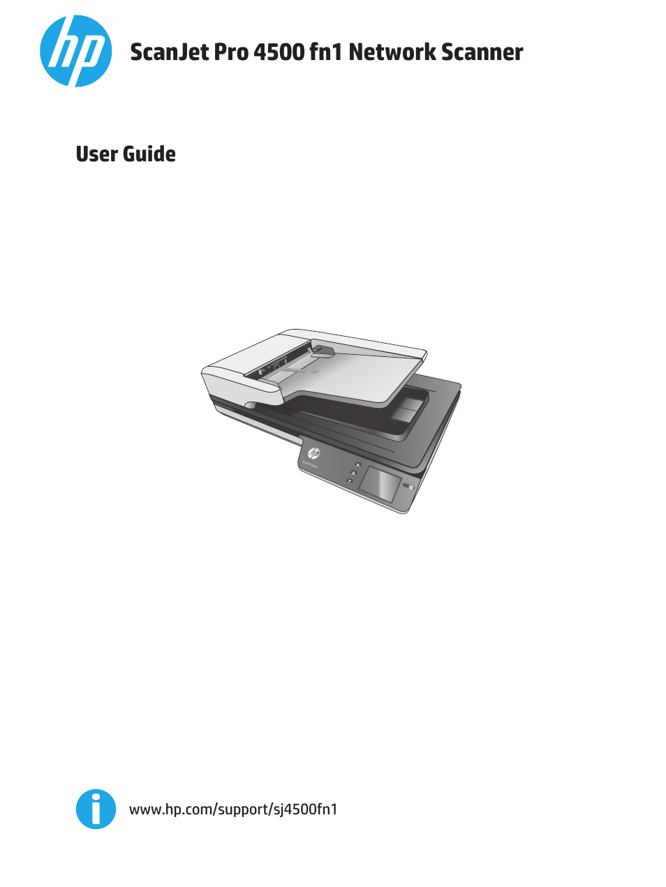 HP ScanJet Pro 4500 fn1 User Manual | 64 pages