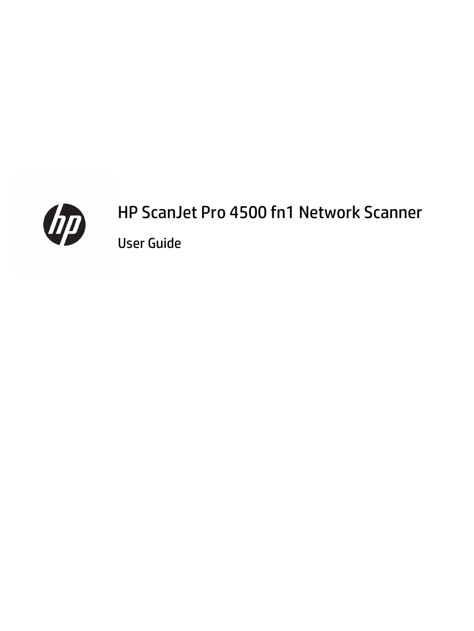 HP ScanJet Pro 4500 fn1 User Manual | Page 3 / 64