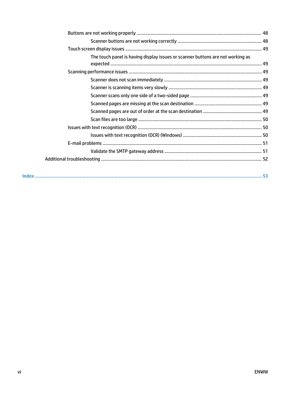 HP ScanJet Pro 4500 fn1 User Manual | Page 8 / 64
