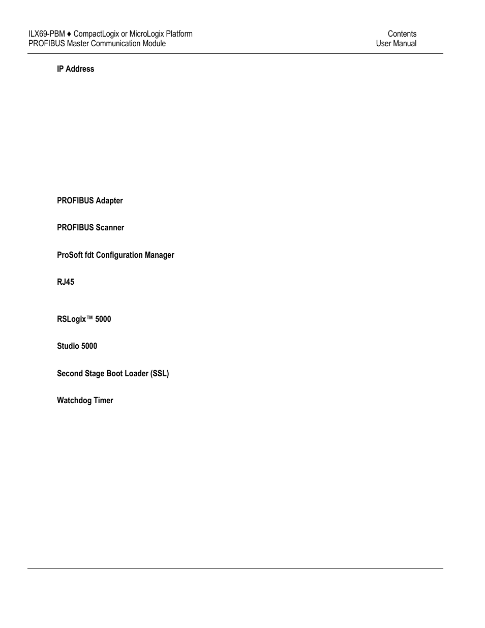 ProSoft Technology ILX69-PBM User Manual | Page 119 / 124