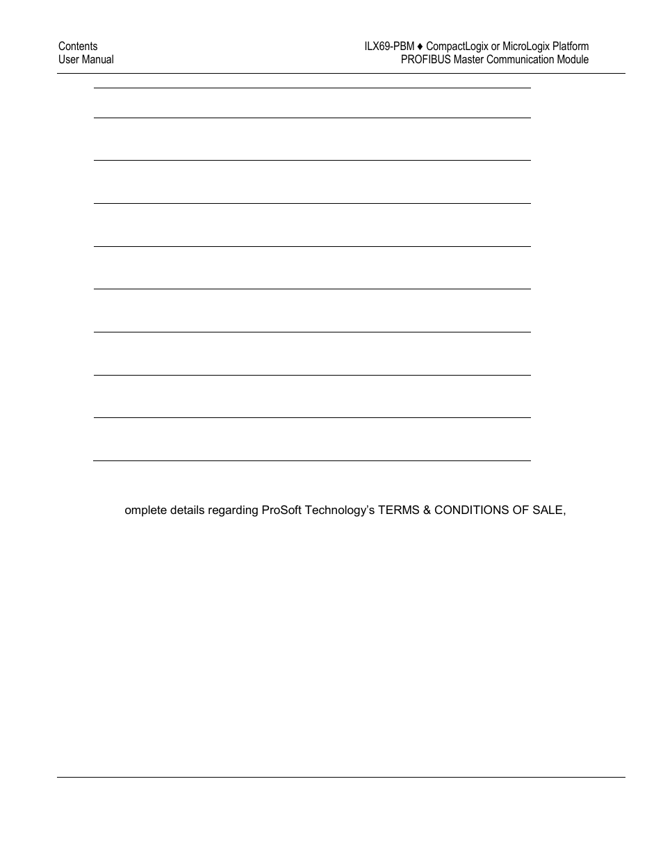 ProSoft Technology ILX69-PBM User Manual | Page 122 / 124