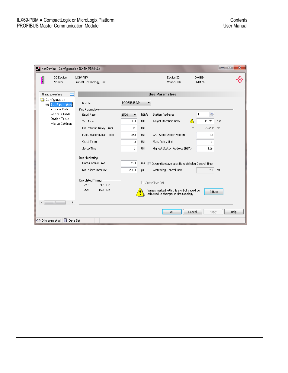 ProSoft Technology ILX69-PBM User Manual | Page 39 / 124