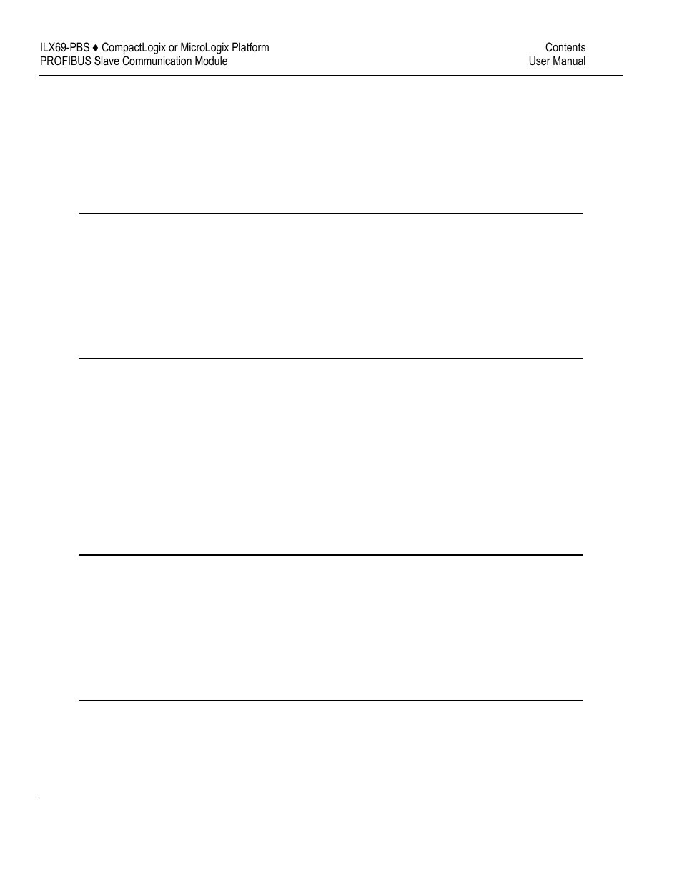 ProSoft Technology ILX69-PBS User Manual | Page 3 / 102