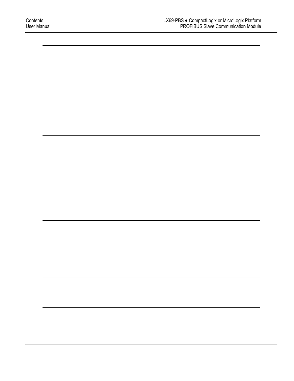 ProSoft Technology ILX69-PBS User Manual | Page 4 / 102
