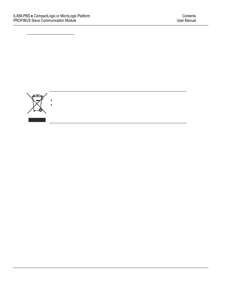 Disposal of electronic equipment waste, References | ProSoft Technology ILX69-PBS User Manual | Page 95 / 102