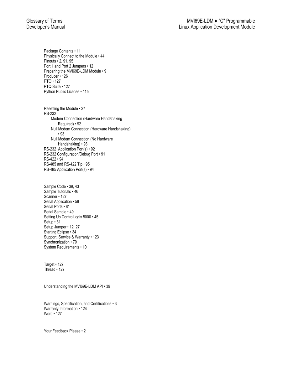 ProSoft Technology MVI69E-LDM User Manual | Page 130 / 130