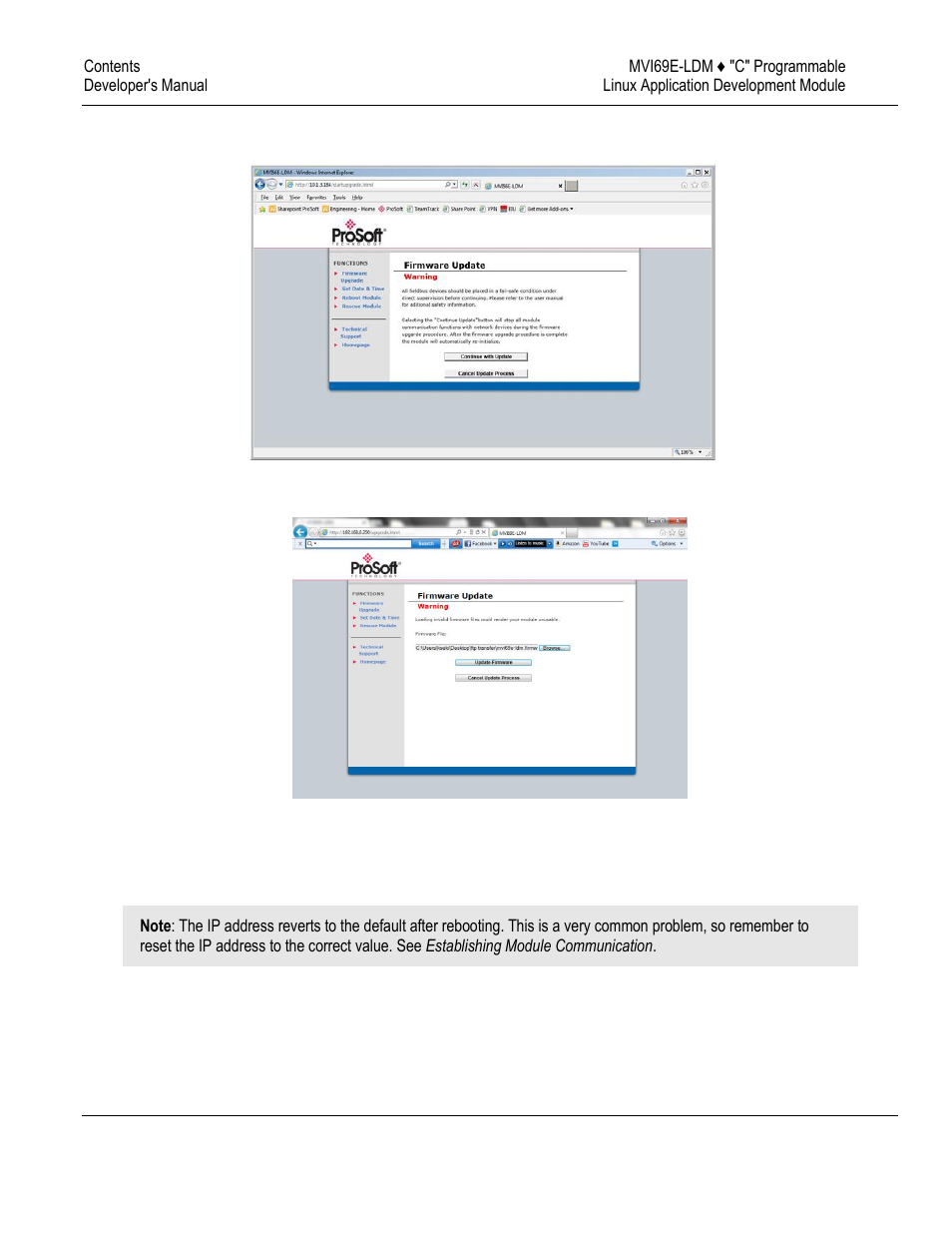 ProSoft Technology MVI69E-LDM User Manual | Page 38 / 130