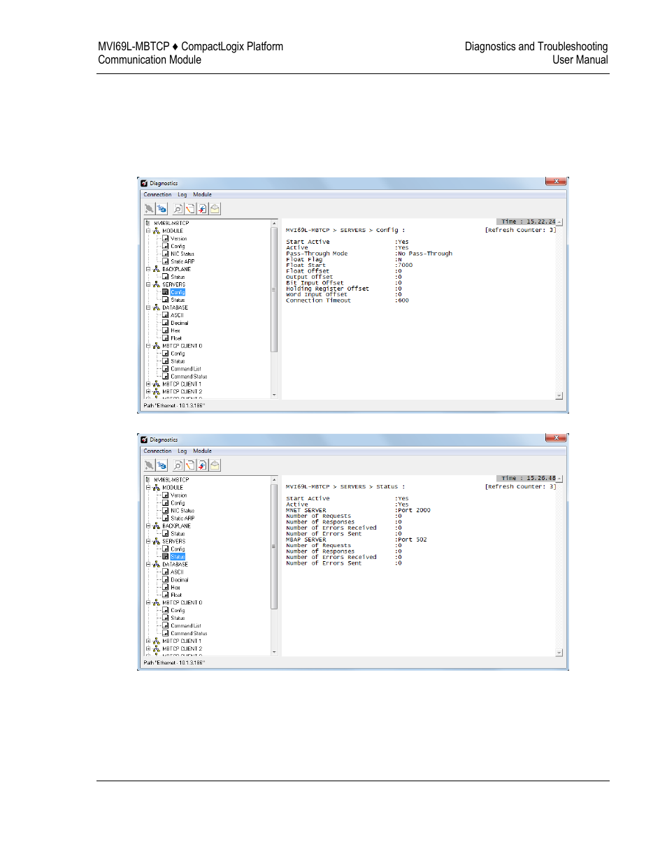 Modbus server driver information | ProSoft Technology MVI69L-MBTCP User Manual | Page 101 / 152