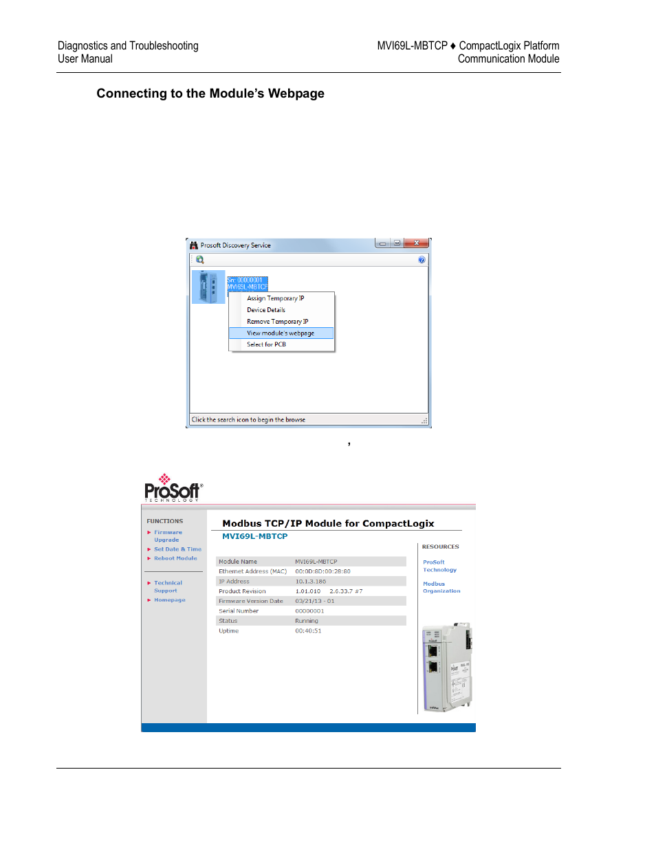 ProSoft Technology MVI69L-MBTCP User Manual | Page 104 / 152