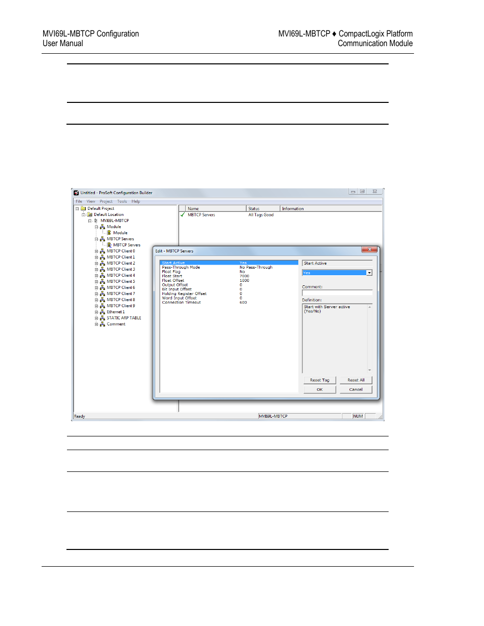 Mbtcp servers | ProSoft Technology MVI69L-MBTCP User Manual | Page 50 / 152