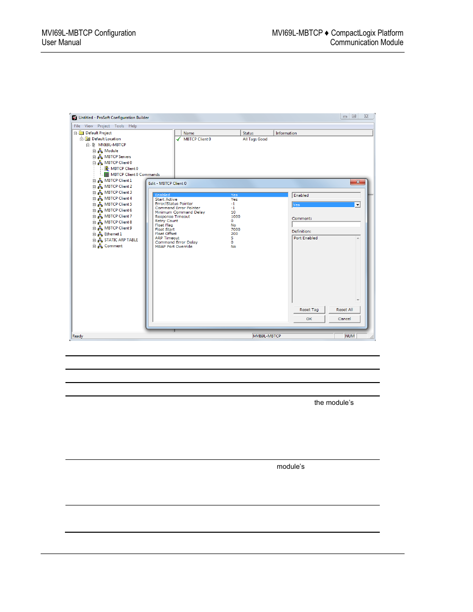 Mbtcp client x | ProSoft Technology MVI69L-MBTCP User Manual | Page 52 / 152