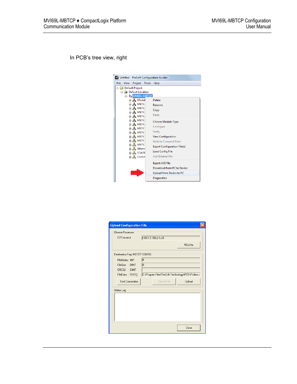 ProSoft Technology MVI69L-MBTCP User Manual | Page 63 / 152