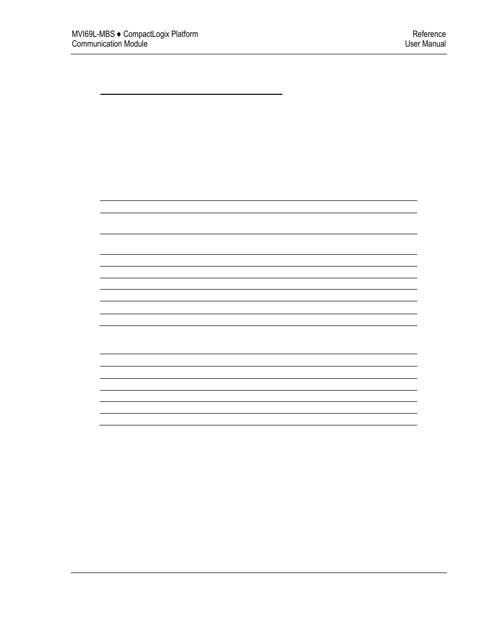 Command control blocks | ProSoft Technology MVI69L-MBS User Manual | Page 127 / 154