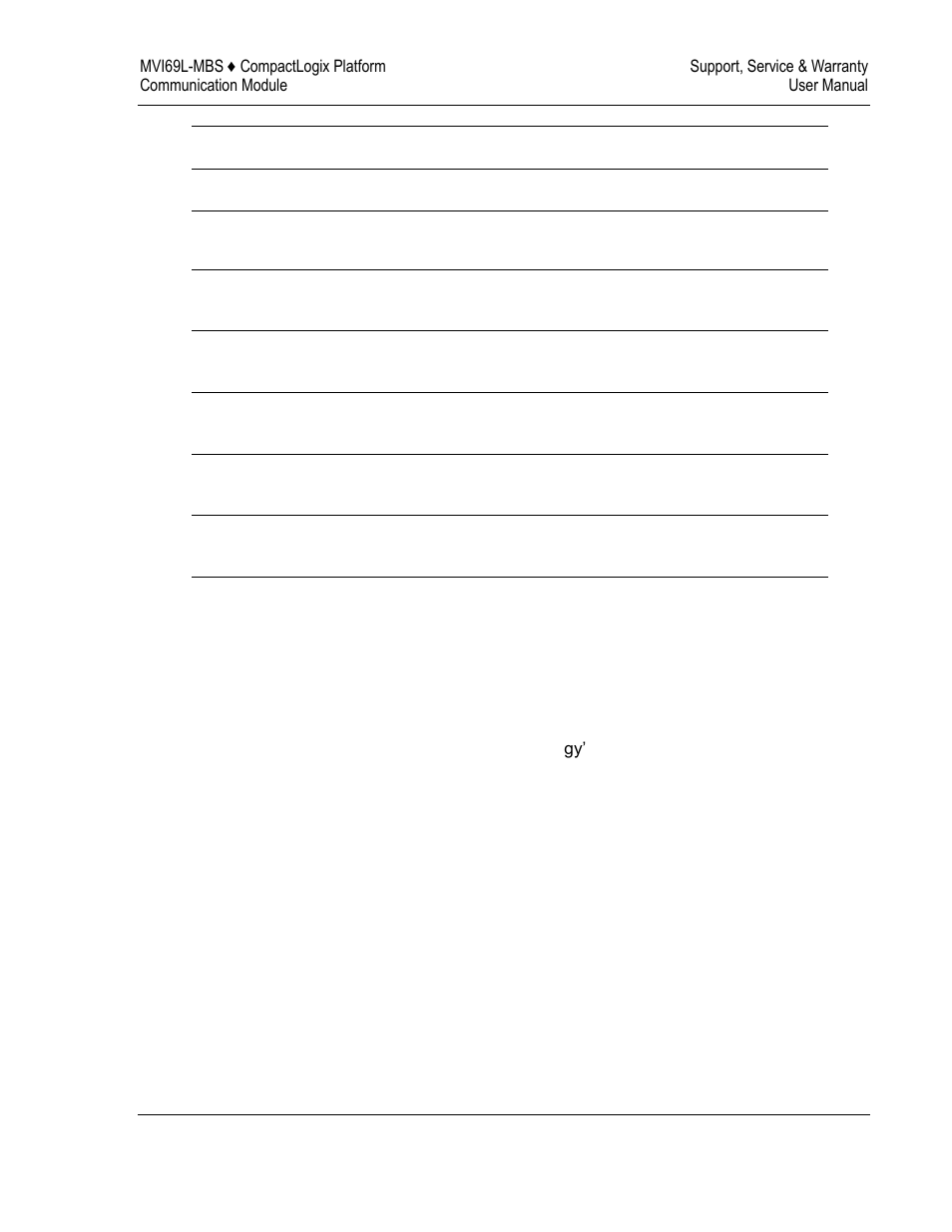 Warranty information | ProSoft Technology MVI69L-MBS User Manual | Page 151 / 154