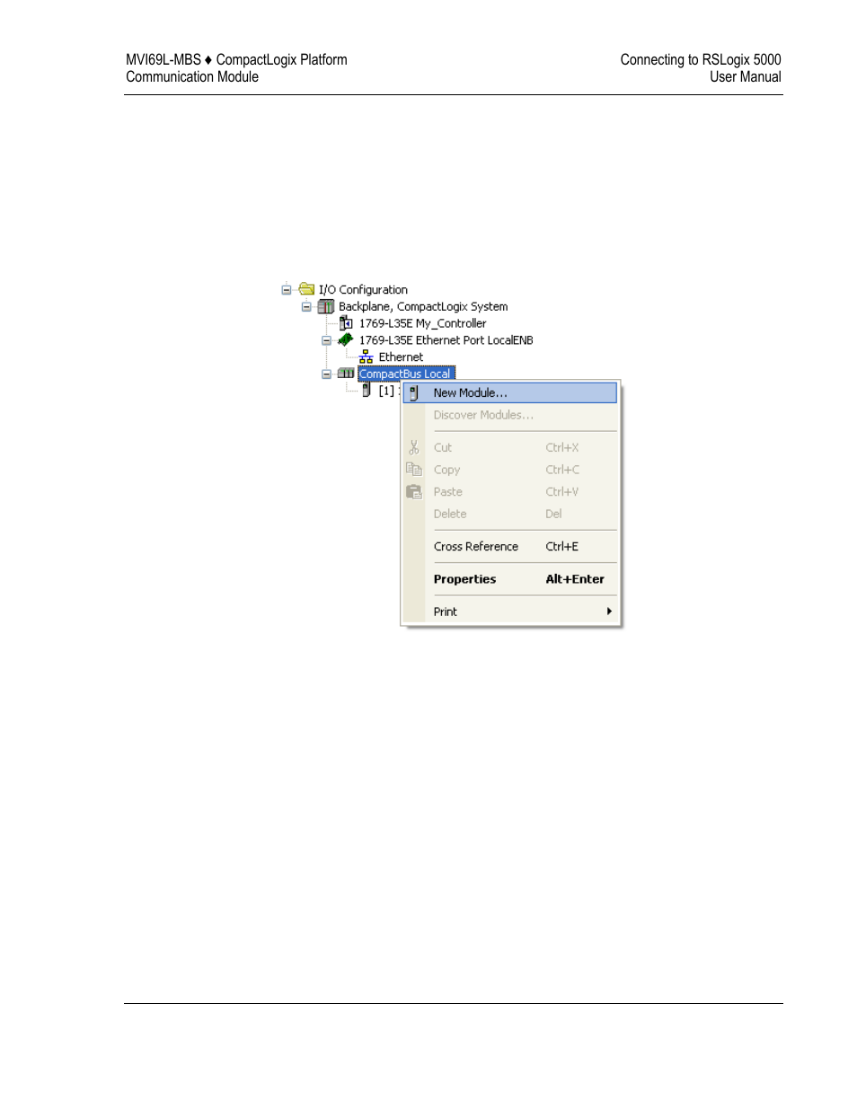 Adding a new module in rslogix 5000 | ProSoft Technology MVI69L-MBS User Manual | Page 41 / 154