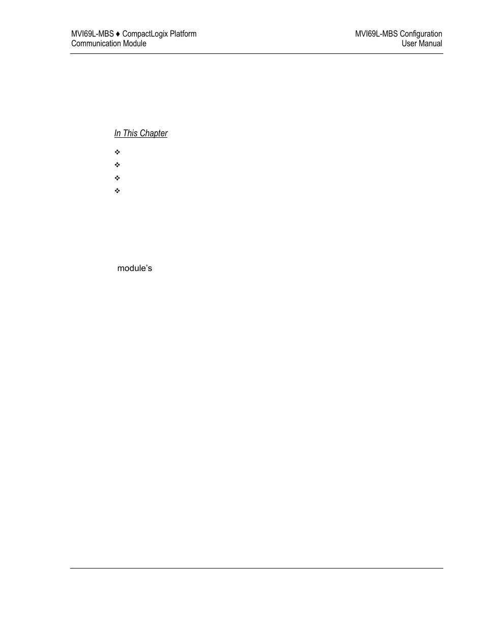 Mvi69l-mbs configuration, 3mvi69l-mbs configuration | ProSoft Technology MVI69L-MBS User Manual | Page 47 / 154
