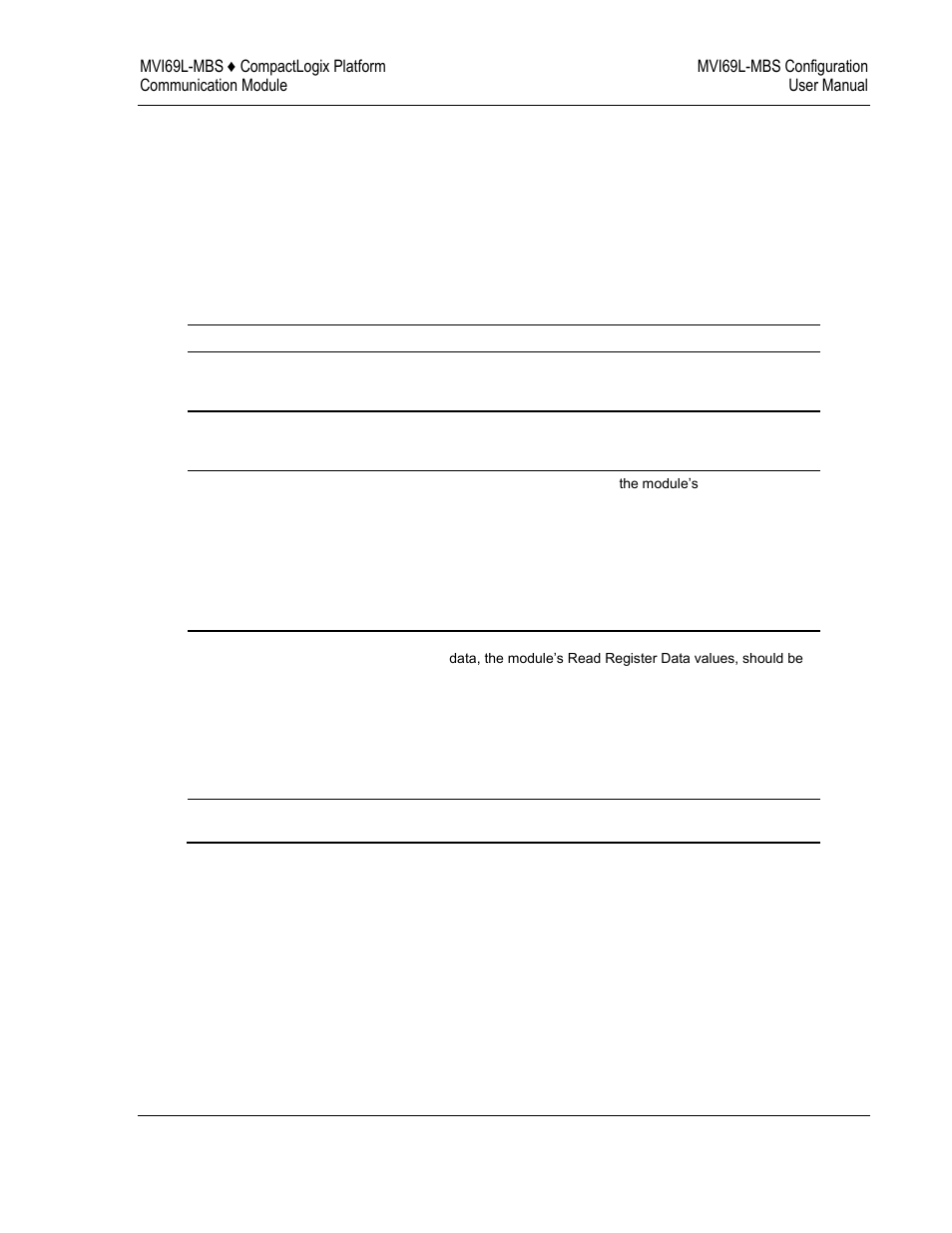 Module configuration parameters, Module, N 3.2 | E 51 | ProSoft Technology MVI69L-MBS User Manual | Page 51 / 154