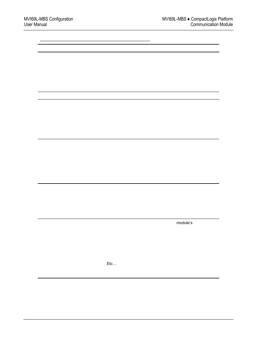 ProSoft Technology MVI69L-MBS User Manual | Page 54 / 154