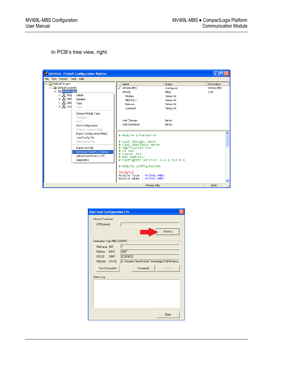 ProSoft Technology MVI69L-MBS User Manual | Page 60 / 154