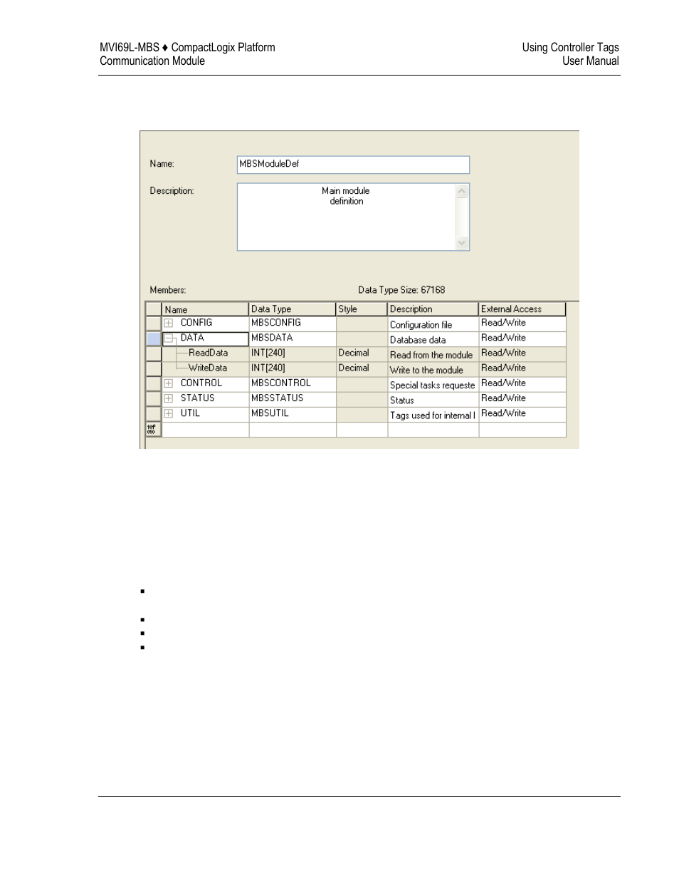 Using controller tags | ProSoft Technology MVI69L-MBS User Manual | Page 81 / 154