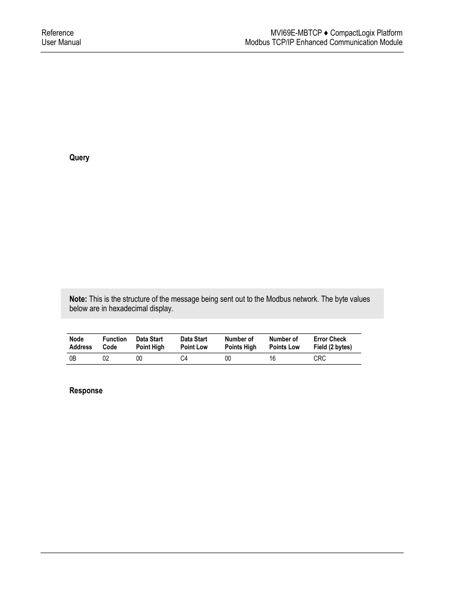 ProSoft Technology MVI69E-MBTCP User Manual | Page 112 / 150