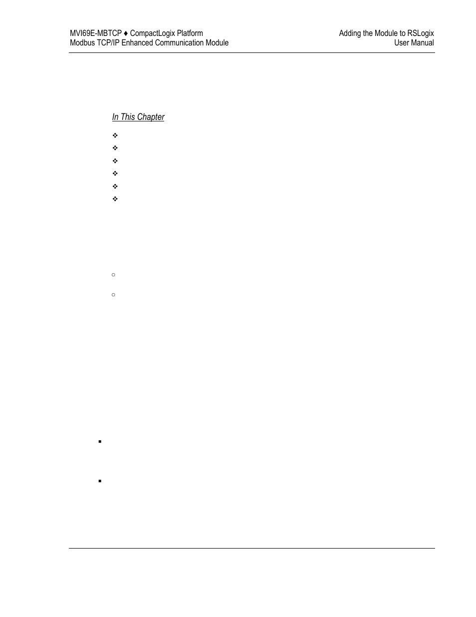 2adding the module to rslogix | ProSoft Technology MVI69E-MBTCP User Manual | Page 17 / 150