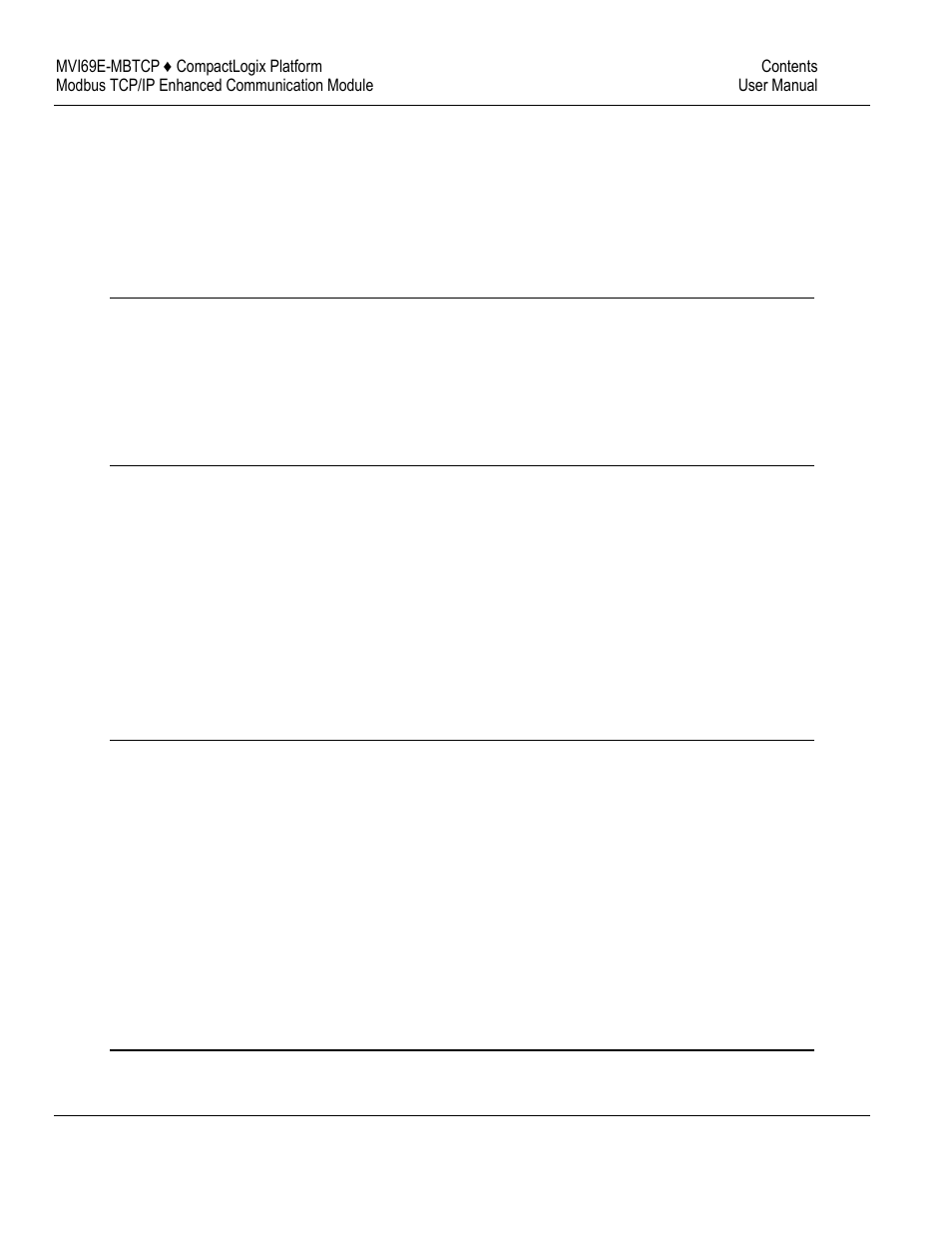 ProSoft Technology MVI69E-MBTCP User Manual | Page 5 / 150