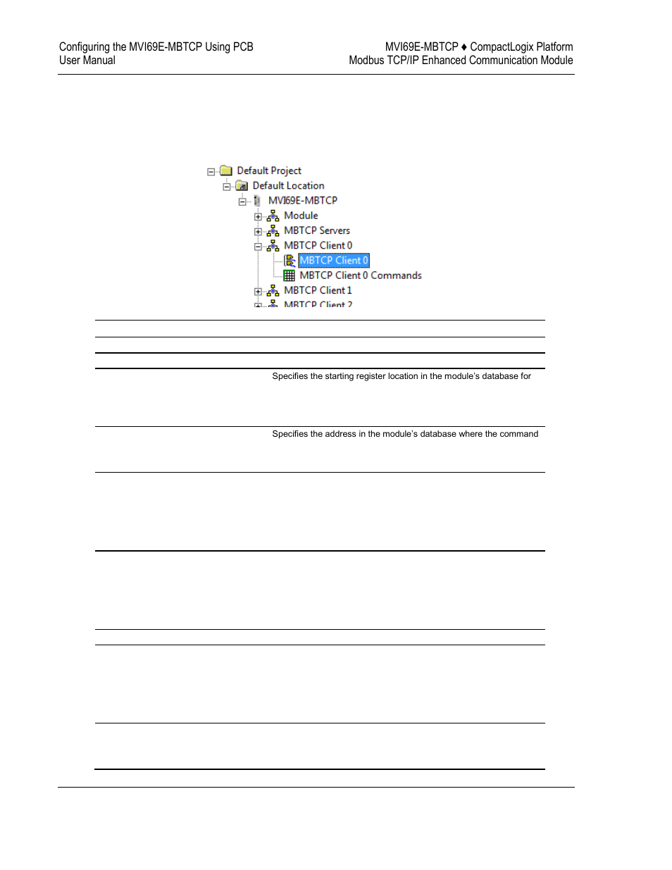 3 mbtcp client x | ProSoft Technology MVI69E-MBTCP User Manual | Page 50 / 150