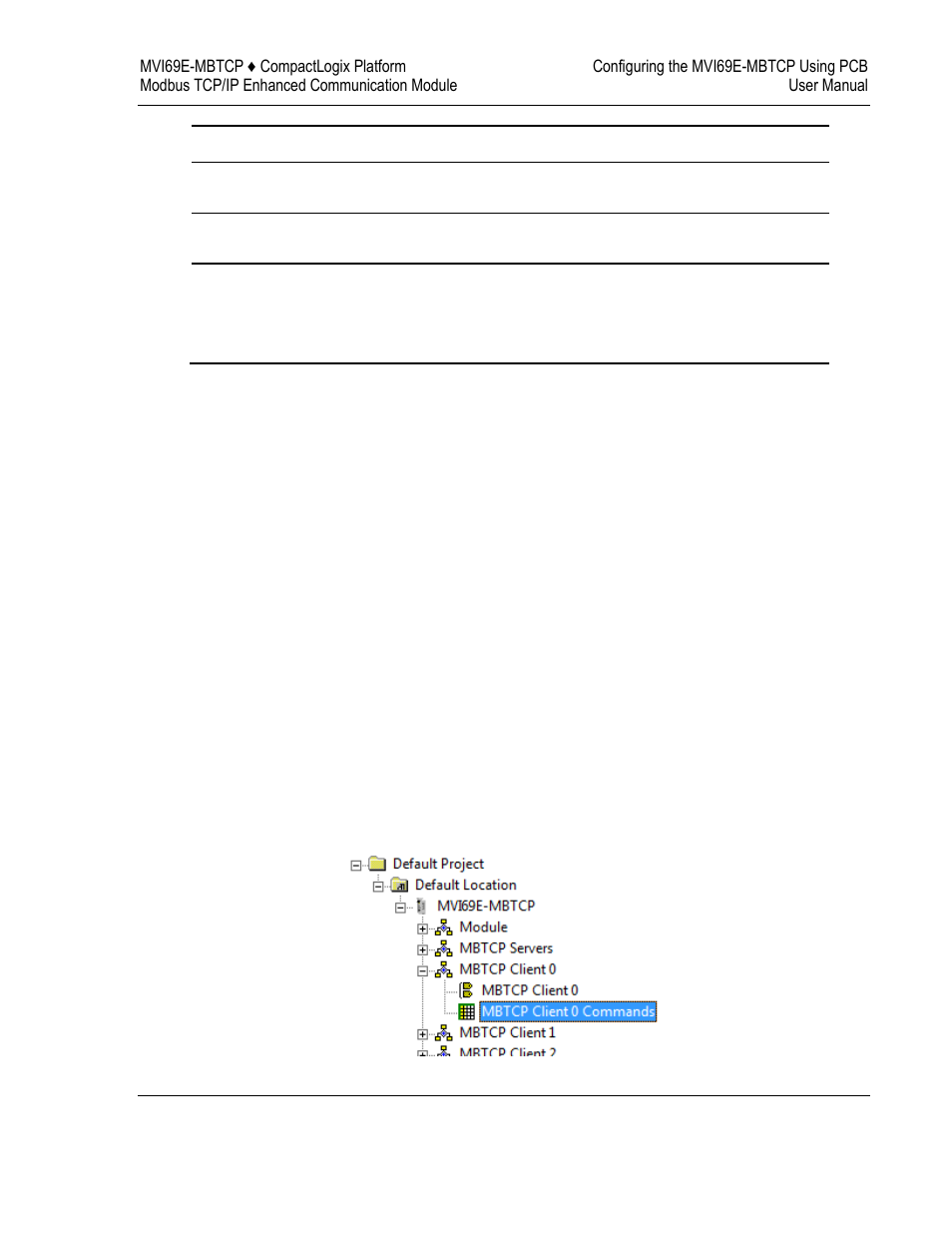 4 mbtcp client x commands | ProSoft Technology MVI69E-MBTCP User Manual | Page 51 / 150