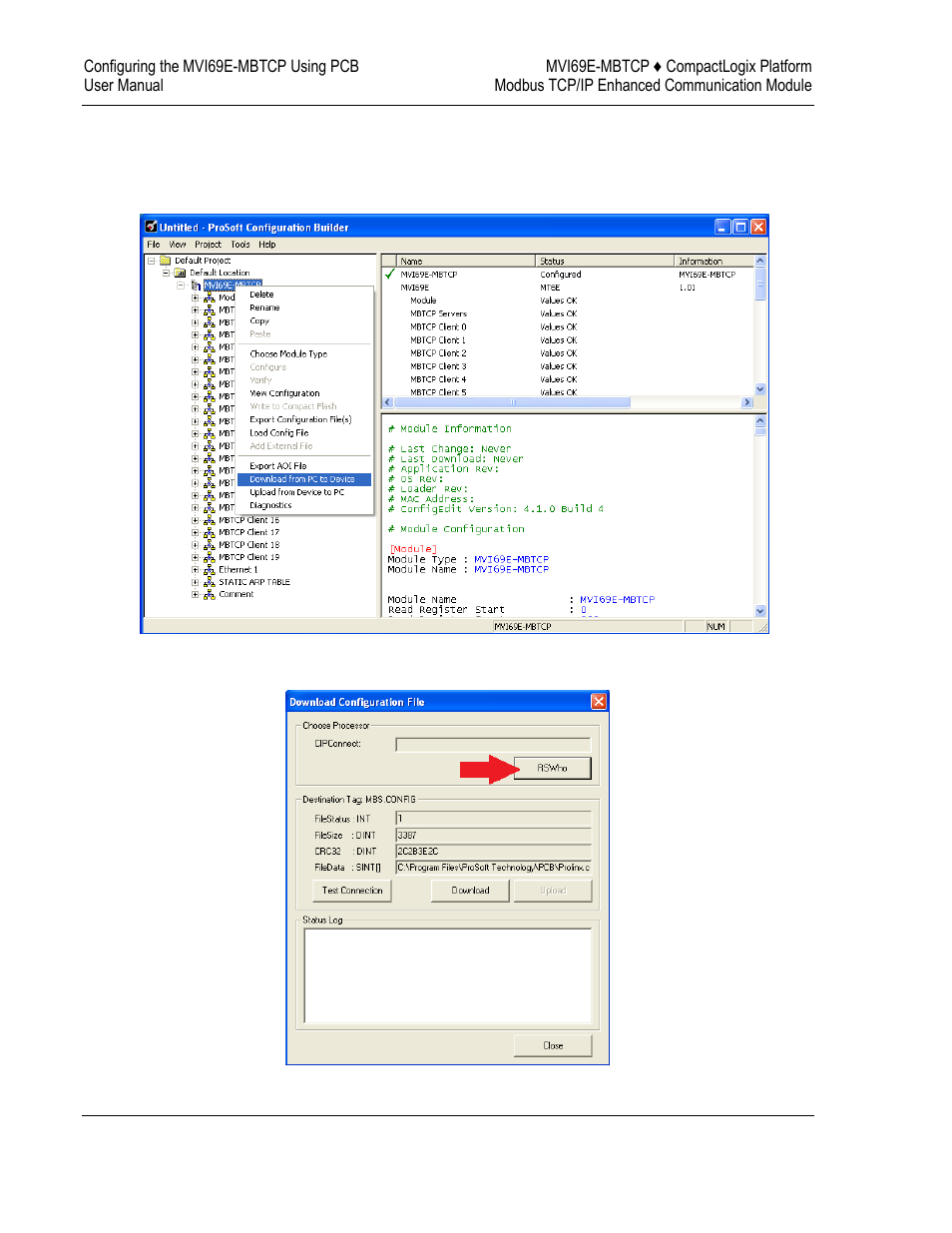 ProSoft Technology MVI69E-MBTCP User Manual | Page 56 / 150
